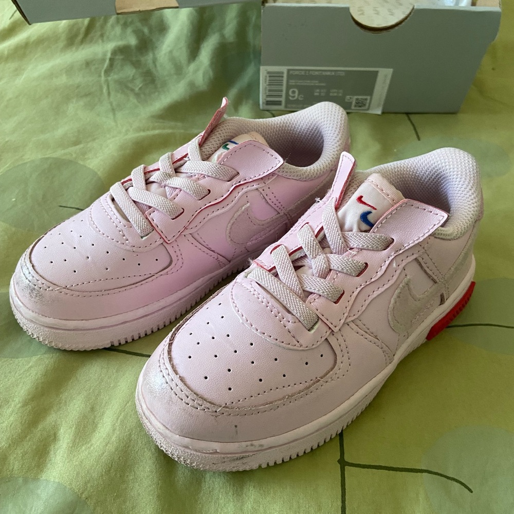 Like new pink Nikes.